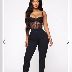 Indigo Super high waist Denim skinny jeans